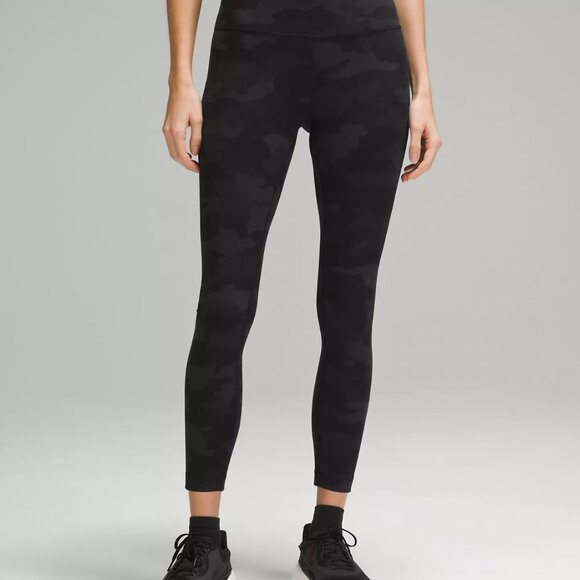 lululemon athletica Pants - Lululemon Wunder Train High-Rise Tight 25" Heritage 365 Camo Deep Coal Multi
